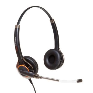 Agent 650 binaural voice tube headset